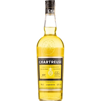 Chartreuse Yellow 43% 0,7 l (čistá fľaša)