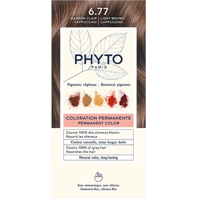 Phyto Color farba na vlasy 6.77 Light Brown Capuccino