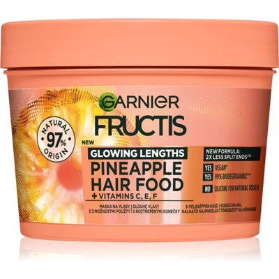 Garnier Fructis Pineapple Hair Food маска за коса за цъфтяща коса 400ml