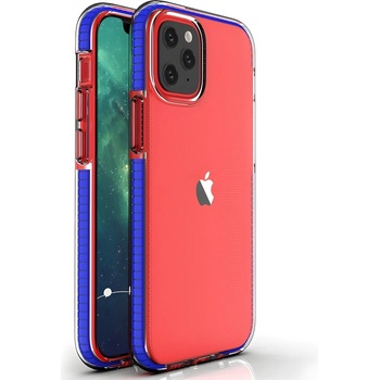 Apple Pокривало Spring clear TPU за Apple iPhone 12 Mini - Тъмносин KP8672