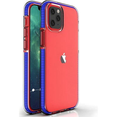 Apple Pокривало Spring clear TPU за Apple iPhone 12 Mini - Тъмносин KP8672