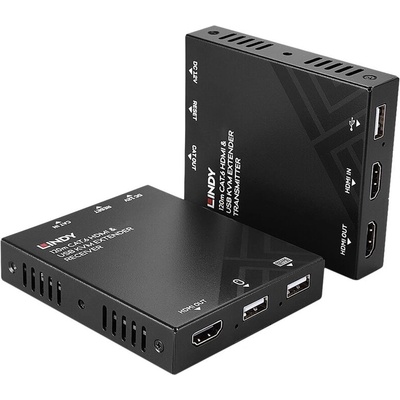 Lindy LINDY 120m Cat. 6 HDMI 4K30 & USB KVM екстендър (39381)