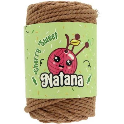 Natana Cherry Sweet rope macrame provázek 47 karamelový