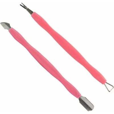 Starnails Pomůcka 2x 2v1 k odstranění gel laku a nehtové kůžičky růžová