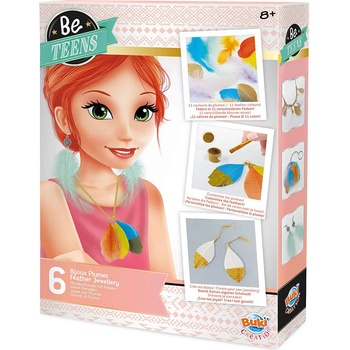 Buki France Творчески комплект Buki Be Teens - Направи си сам бижута от пера (BKBE112)