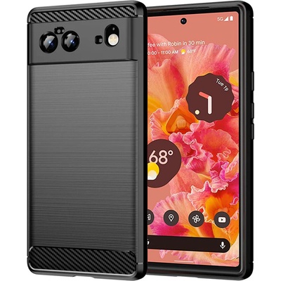 Techsuit Carbon Silicone Google Pixel 6 čierne