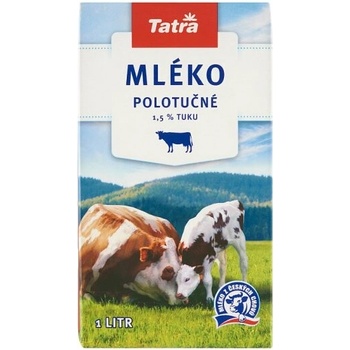Tatra Trvanlivé polotučné mlieko 1,5 % 1 l