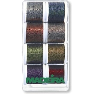 Vyšívací nitě Madeira Metallic Soft 40 box (8x200m)