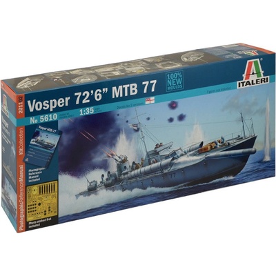Italeri Model Kit loď PRM edice 5610 VOSPER 726' MTB 77 33-5610 1:35