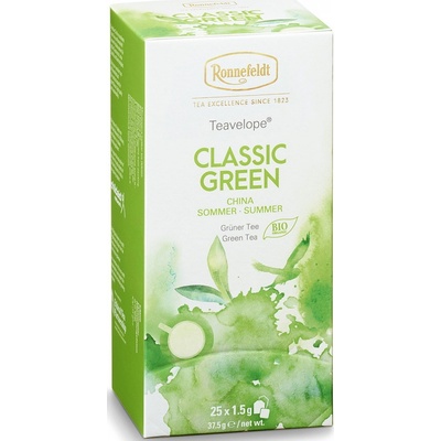Ronnefeldt Teavelope Classic Green Tea Organic Čaj zelený BIO 25 ks