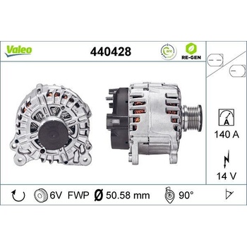 Alternátor VALEO 440428