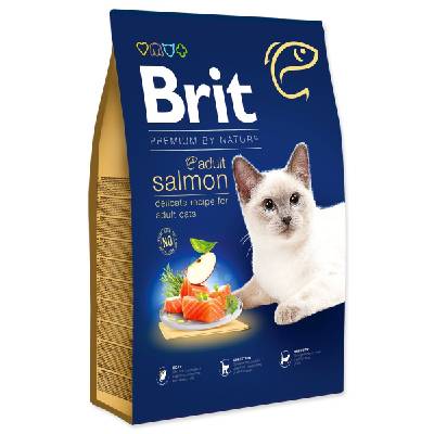 Brit Premium Cat by Nature Adult Salmon 8kg