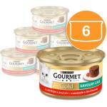 Gourmet Консерва Gourmet GOLD - Savoury Cake с говеждо месо и домати 6 x 85г