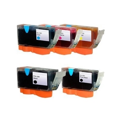 Můj-toner Canon PGI-5 BK, CLI-8 BK,C,M,Y - kompatibilní