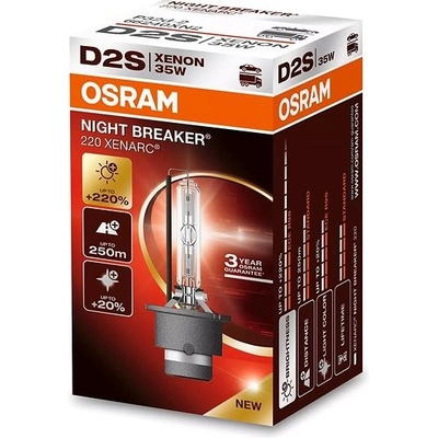 Osram xenon. výbojka 85V 35W D2S P32d-2 Night Breaker Xenarc +220% | Zboží Auto