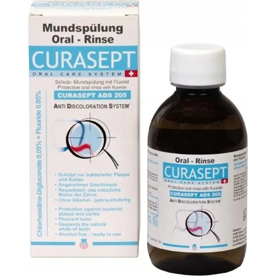 CURASEPT ADS DNA 205 s chlórhexidínom 0,05 % + fluorid 0,05 % 200 ml