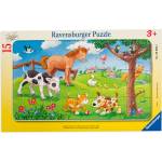 Ravensburger Пъзел Ravensburger от 15 части - Сладки приятели животни (06066) - baby