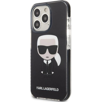 KARL LAGERFELD Гръб Karl Lagerfeld TPE Full Body Ikonik Case за iPhone 13 Pro - Черен (3666339048426)