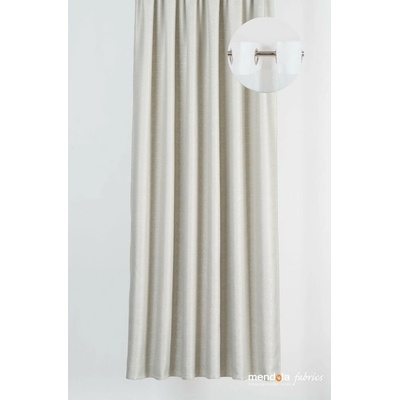 Béžový záves 140x260 cm Teorema - Mendola Fabrics