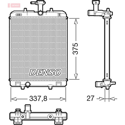 Chladič motora DENSO DRM50134