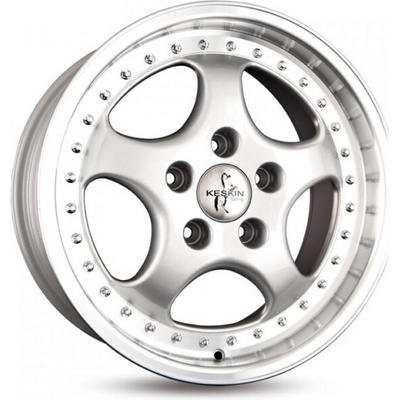 Keskin KT2 9,5x18 5x130 ET52 silver lip polished