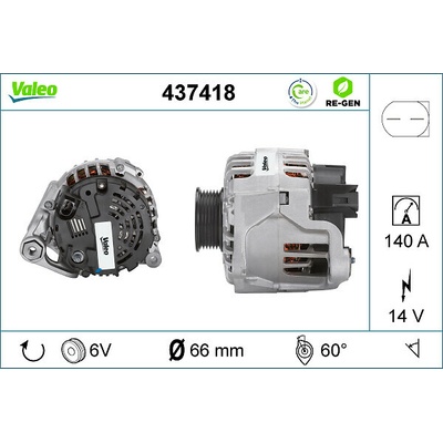 Alternátor VALEO 437418