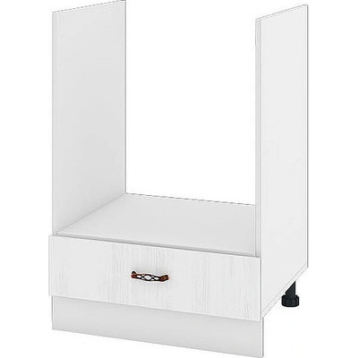 ИРИМ Долен кухненски шкаф за вградена фурна Сити БФ-Бяло фладер-04-36 60 см