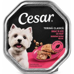 Cesar ваничка с говеждо и черен дроб 150 g