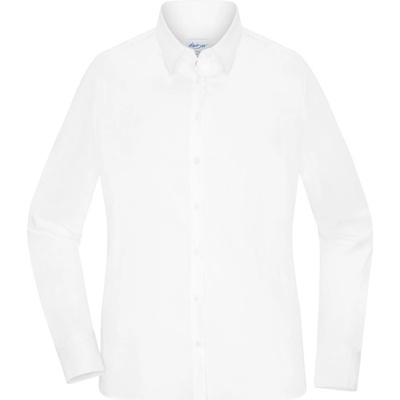James & Nicholson JN 1373 dlouhý rukáv dámská white
