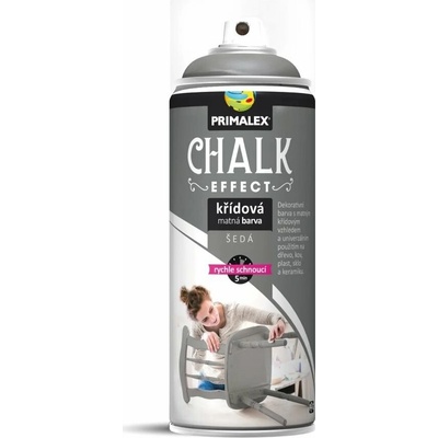 Primalex sprej křídová 400 ml šedá mat