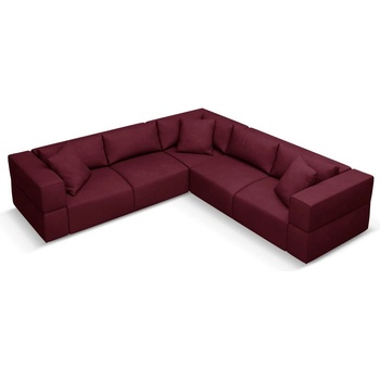 Milo Casa Променлив ъглов диван в цвят бордо Esther - Milo Casa (MIL_COR_143_F1_ESTHER3)