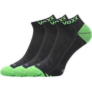 VoXX Комплект три - чорапи VoXX бамбусови тъмносиви VoXX | Siv Mnogotsveten | МЪЖЕ | S