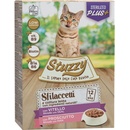 Stuzzy Cat Shreds Sterilized trhané teľacie a bravčové mäso 12 x 85 g