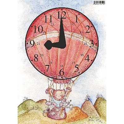 Papírové školní hodiny A4