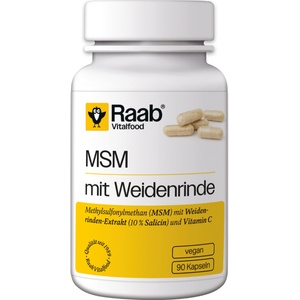 Raab Vitalfood Msm с кора от върба - 90 капсули