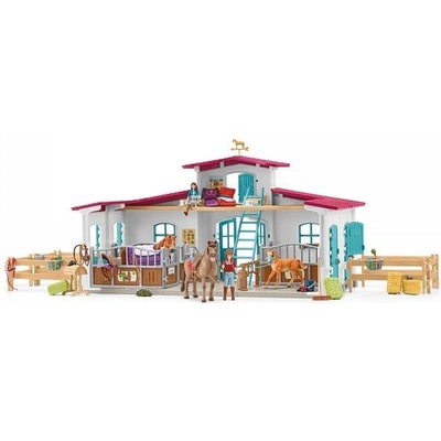 Schleich Конюшня с аксесоари край езерото, new