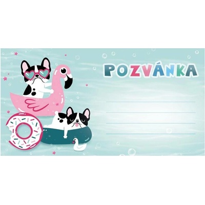 Pozvánka na oslavu 190x100mm s motivem – Zboží Dáma