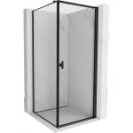 Mexen Mist-B душ кабина отваряема надясно 80 x 80 см, черна рамка, черна (8A2T-080-080-70-70-P)