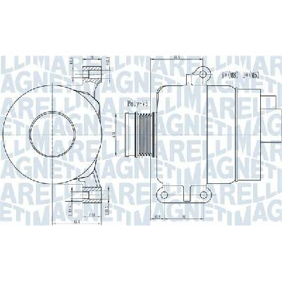 MAGNETI MARELLI generátor 063731969010