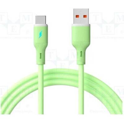AKYGA AK-USB-64 USB 2.0 USB A vidlice USB C vidlice niklovaný 1m