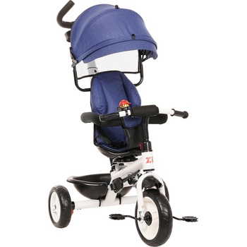 Детска триколка Zi JORDI 3-в-1, тъмно синя - Тъмно син