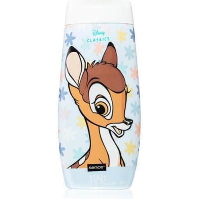 Disney Classics 2in1 dětský šampon a sprchový gel Bambi 300 ml (modrý)