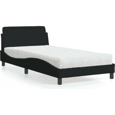 vidaXL 11461.3208346 Postel s matrací Dover černá textil