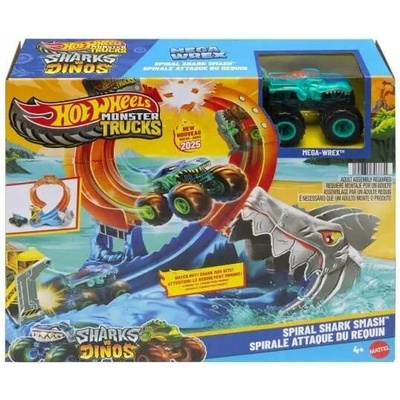 Mattel Hot Wheels MONSTER TRUCK Smyčka žraloka