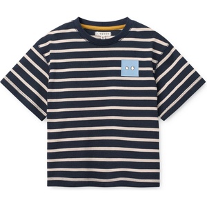 LIEWOOD Детска тениска LIEWOOD Kid's Tyler Stripe S/S T-shirt - Y/D Stripe Classic Navy Sandy - размер 86/92 (EU) (704-6279-0111)
