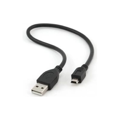 Kabel USB A-MINI 5PM 2.0 30cm HQ, zlac kontakty; CCP-USB2-AM5P-1