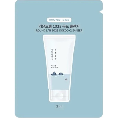 ROUND LAB 1025 Dokdo Cleanser (sample) - Мек Почистващ Гел 2мл (проба)