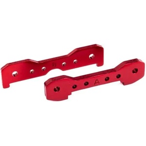 Traxxas Спънки Traxxas TIE BARS, FRONT, 6061-T6 ALUMINUM (RED-ANODIZED) (FITS SLEDGE) TRX9527R (TRX9527R)