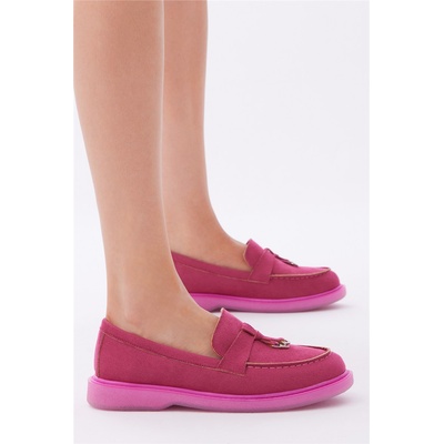 Tonny Black Дамски велурени балерини - Яркорозови #401015 (401015_Циклама)