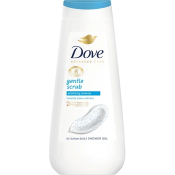 Dove Jemný Peeling Sprchový gél 225 ml